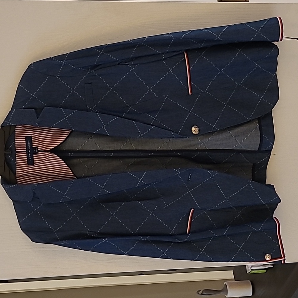 NWT Tommy Hilfiger chambray blazer